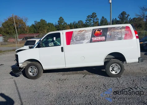 2021 Chevrolet Express Cargo Rwd 2500 Regular Wheelbase Wt from USA, damaged, VIN 1GCWGAFP7M1303261